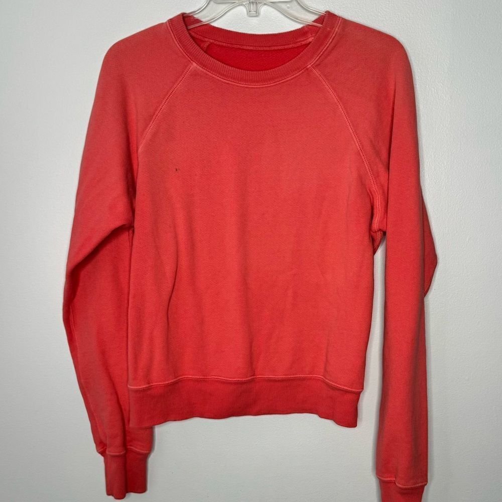 Re/Done coral sweatshirt size small